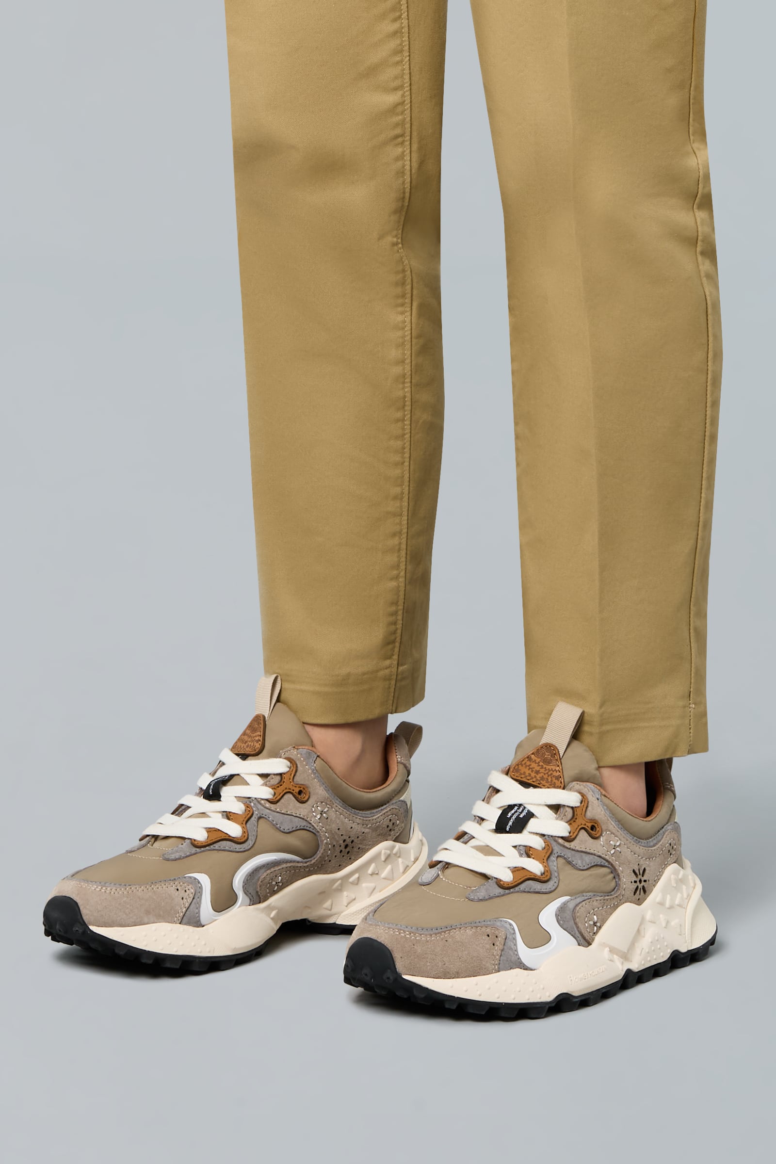Anthracite Men Flower Mountain RULIS UNI Sneakers | 653-GESKIB