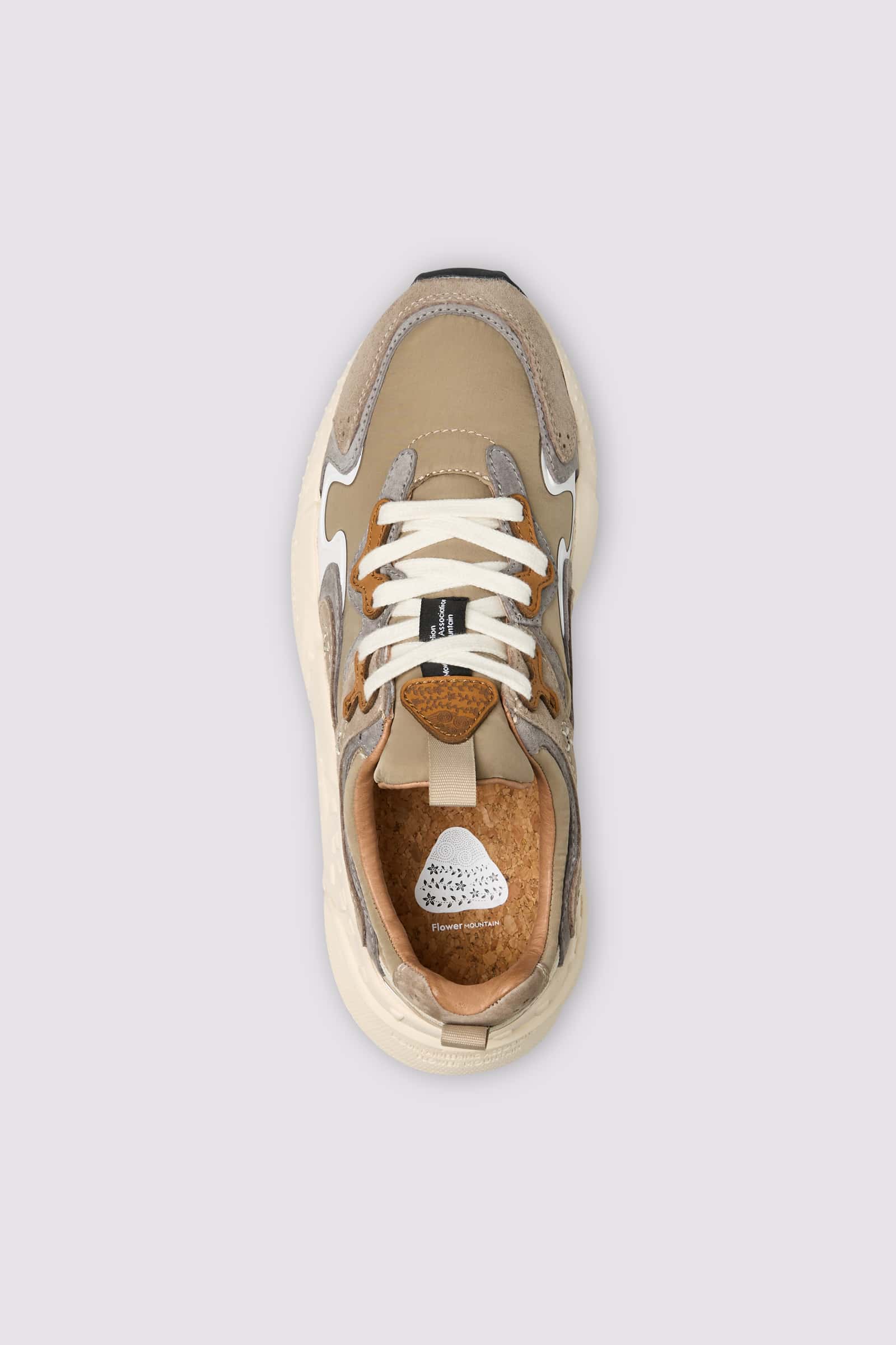 Anthracite Men Flower Mountain RULIS UNI Sneakers | 653-GESKIB