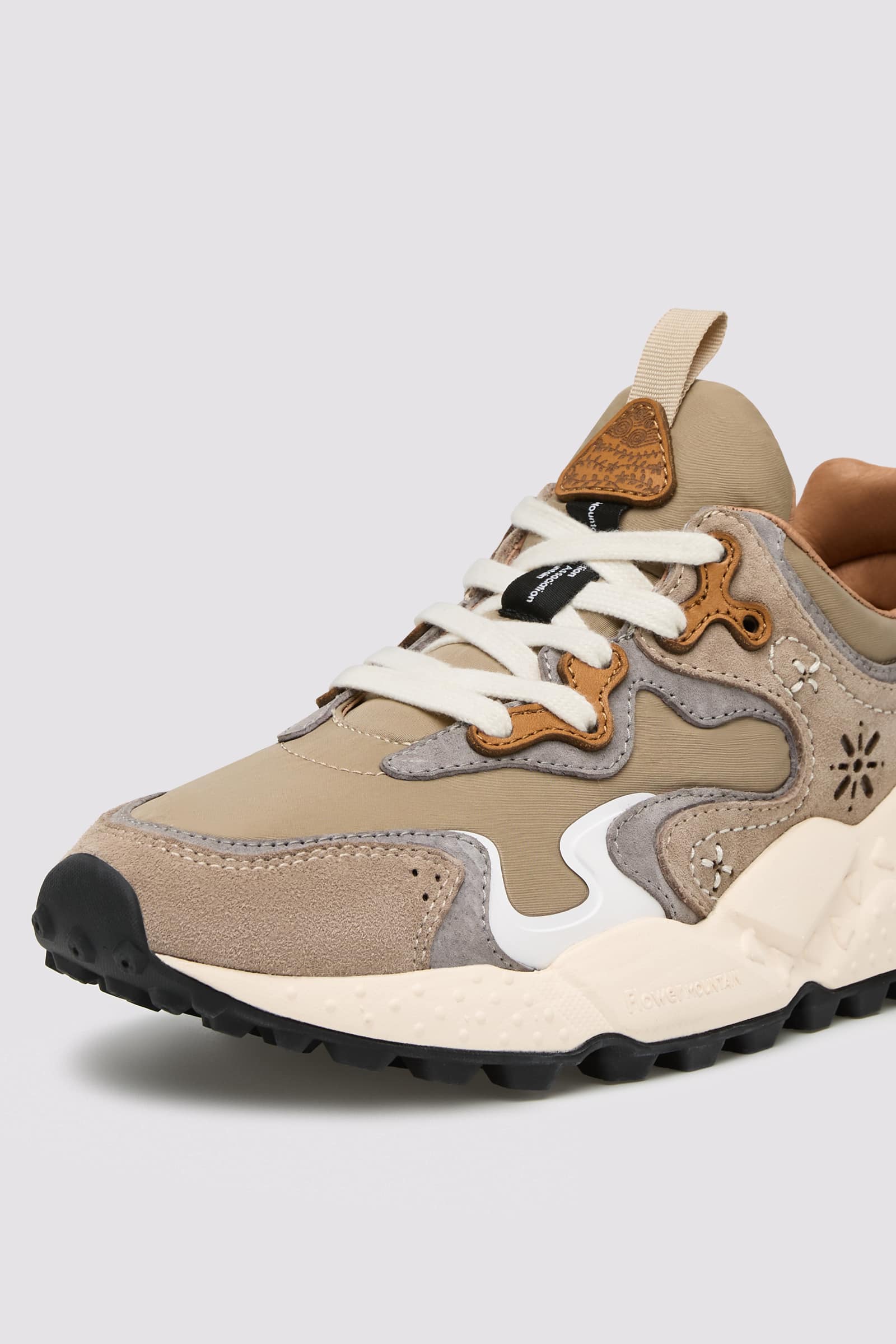 Anthracite Men Flower Mountain RULIS UNI Sneakers | 653-GESKIB