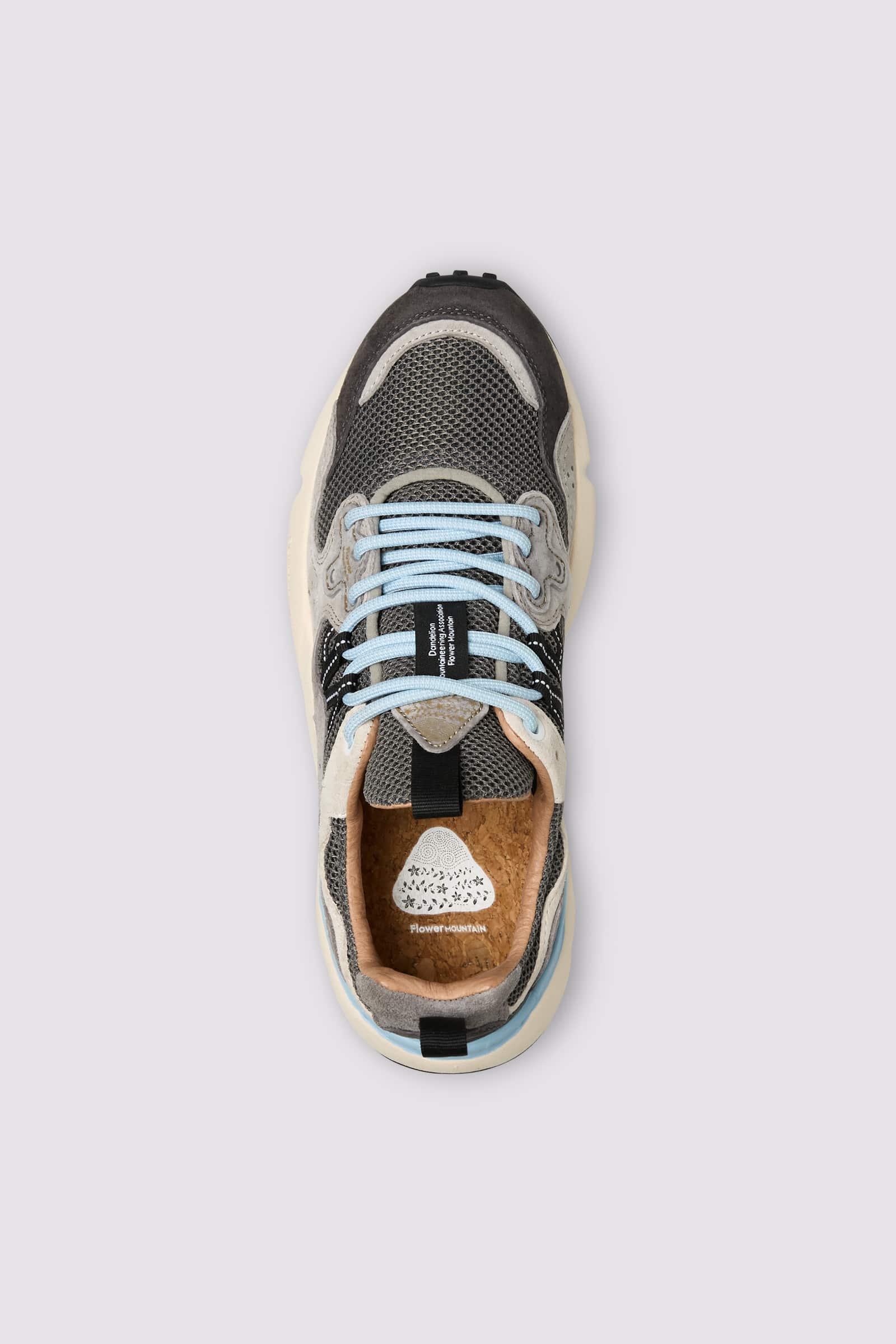 Anthracite Men Flower Mountain YAMANO 3 UNI Sneakers | 024-MBSZYC