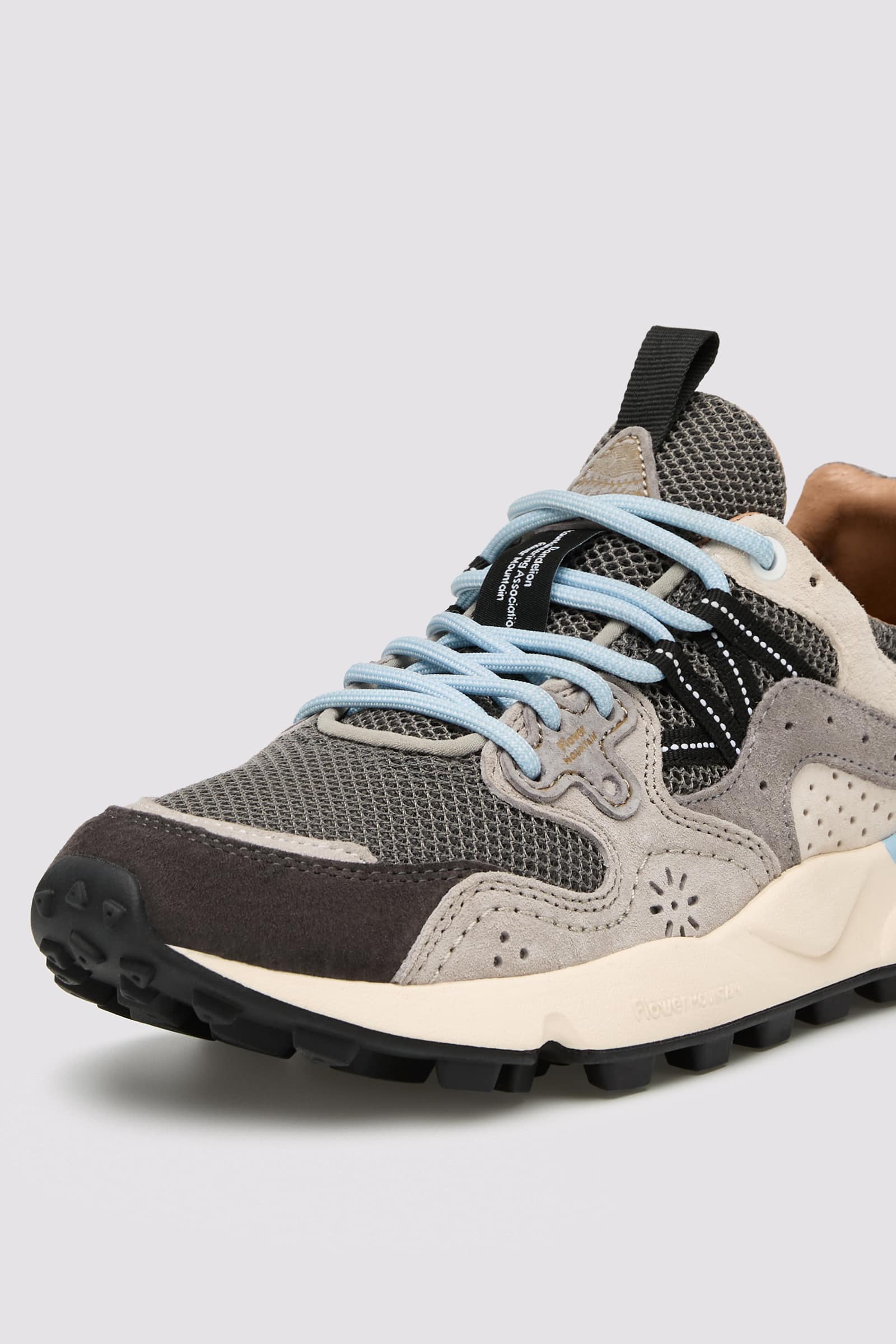 Anthracite Men Flower Mountain YAMANO 3 UNI Sneakers | 024-MBSZYC