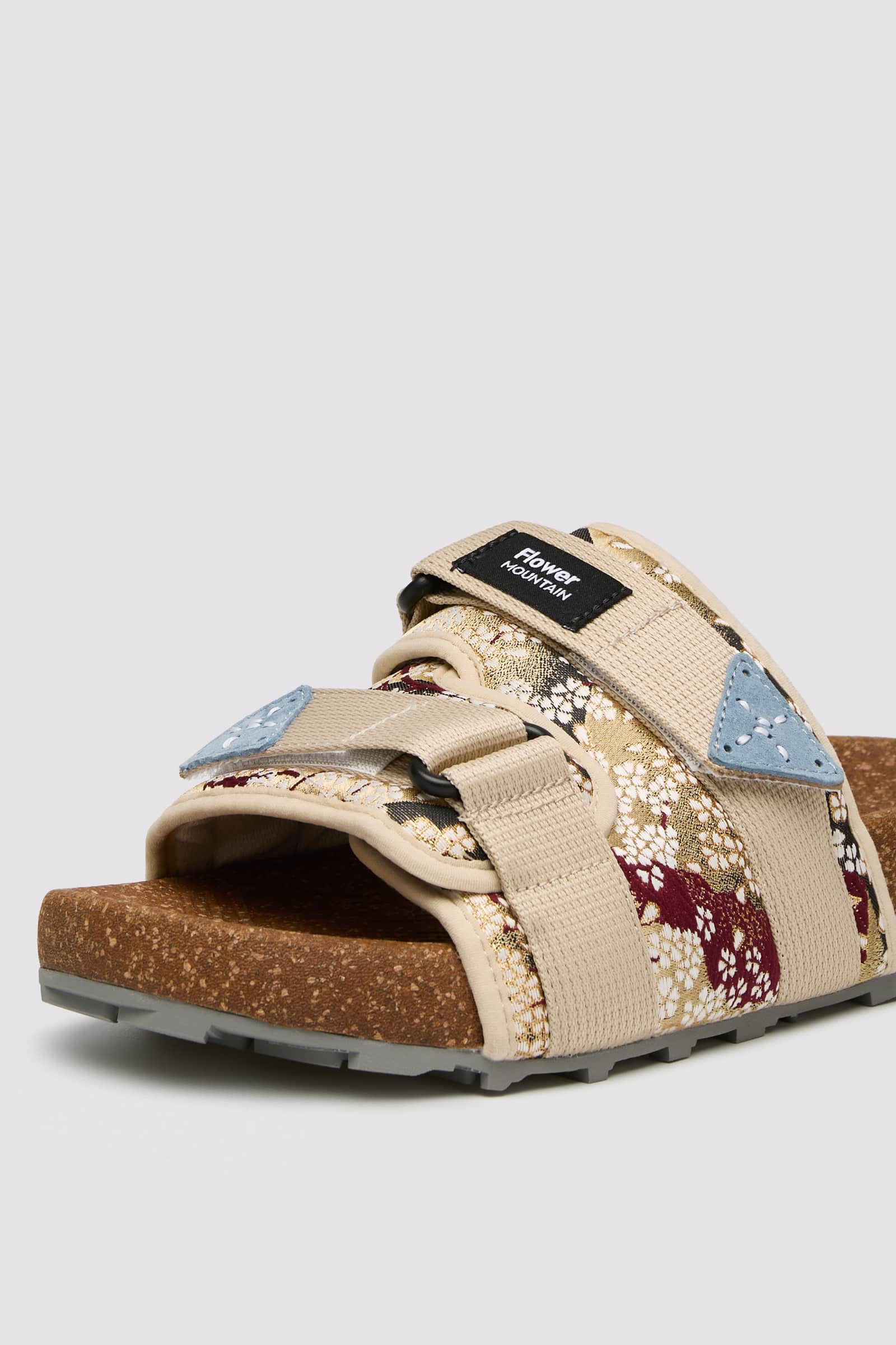 Beige Men Flower Mountain NIWA SLIPPER UNI L.E. Slippers | 571-KIXBLH