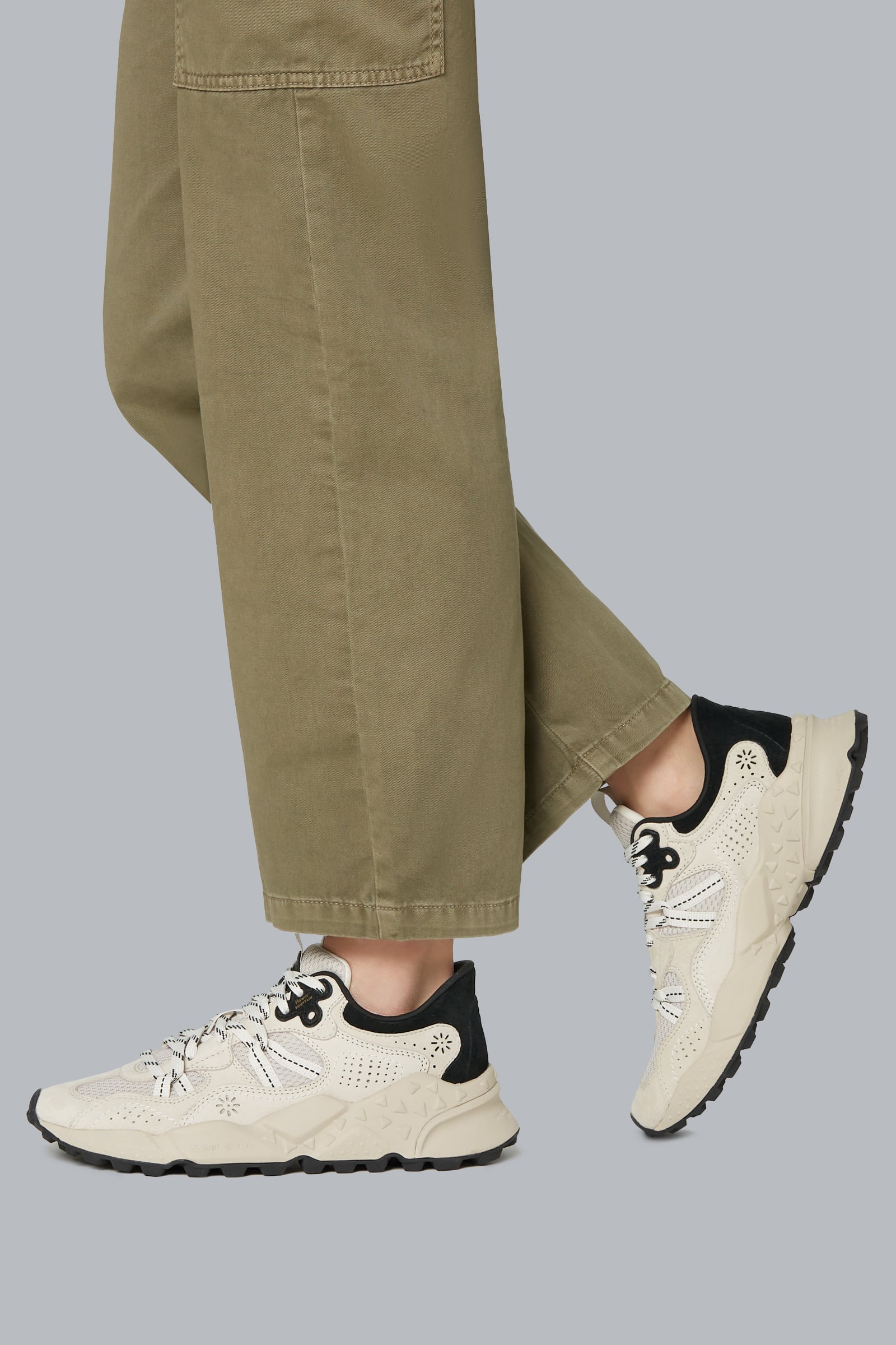 Beige Men Flower Mountain TIGER HILL UNI Sneakers | 187-ASHRBE
