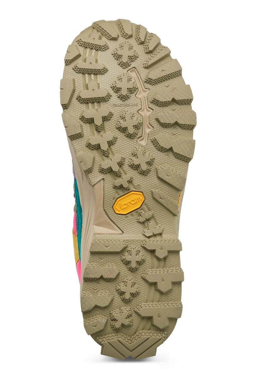 Beige / Aqua Green Women Flower Mountain IWANO Sneakers | 068-AGOPUN