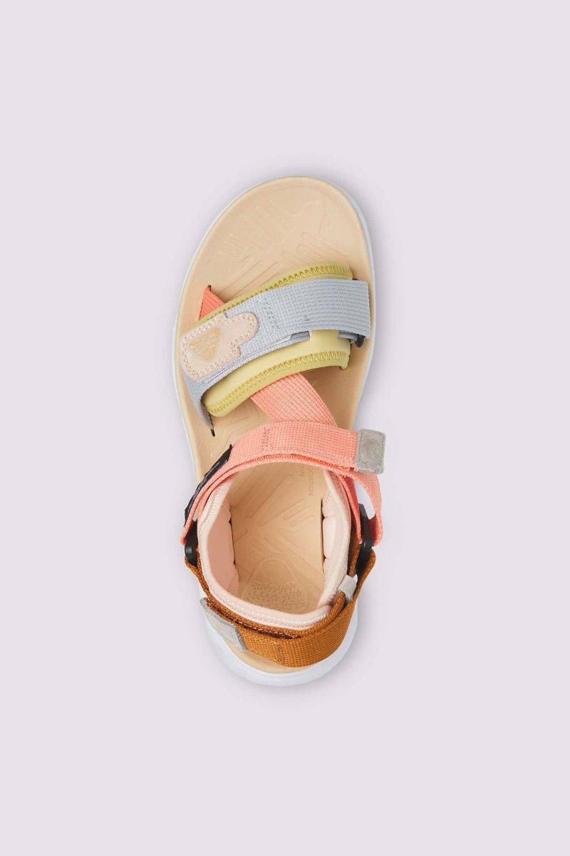 Beige / Salmon Women Flower Mountain NAZCA 2 Sneakers | 483-NWKJGE