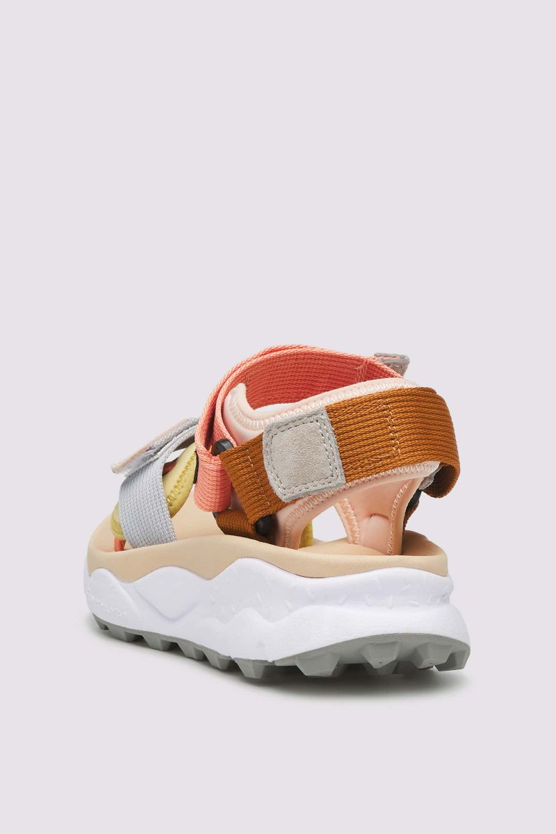 Beige / Salmon Women Flower Mountain NAZCA 2 Sneakers | 483-NWKJGE