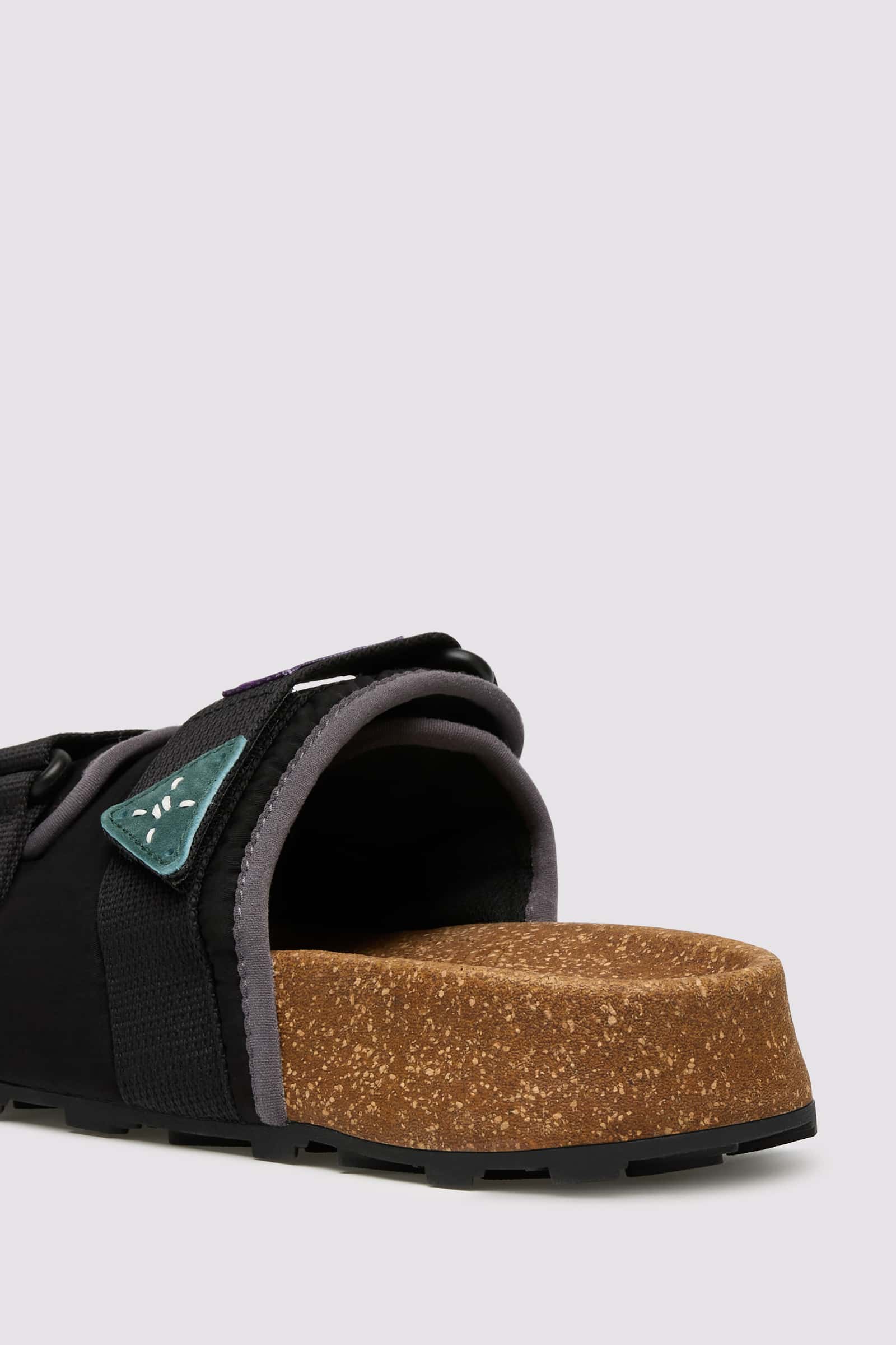 Black / Grey Men Flower Mountain NIWA SLIPPER UNI Slippers | 901-UIXNFY
