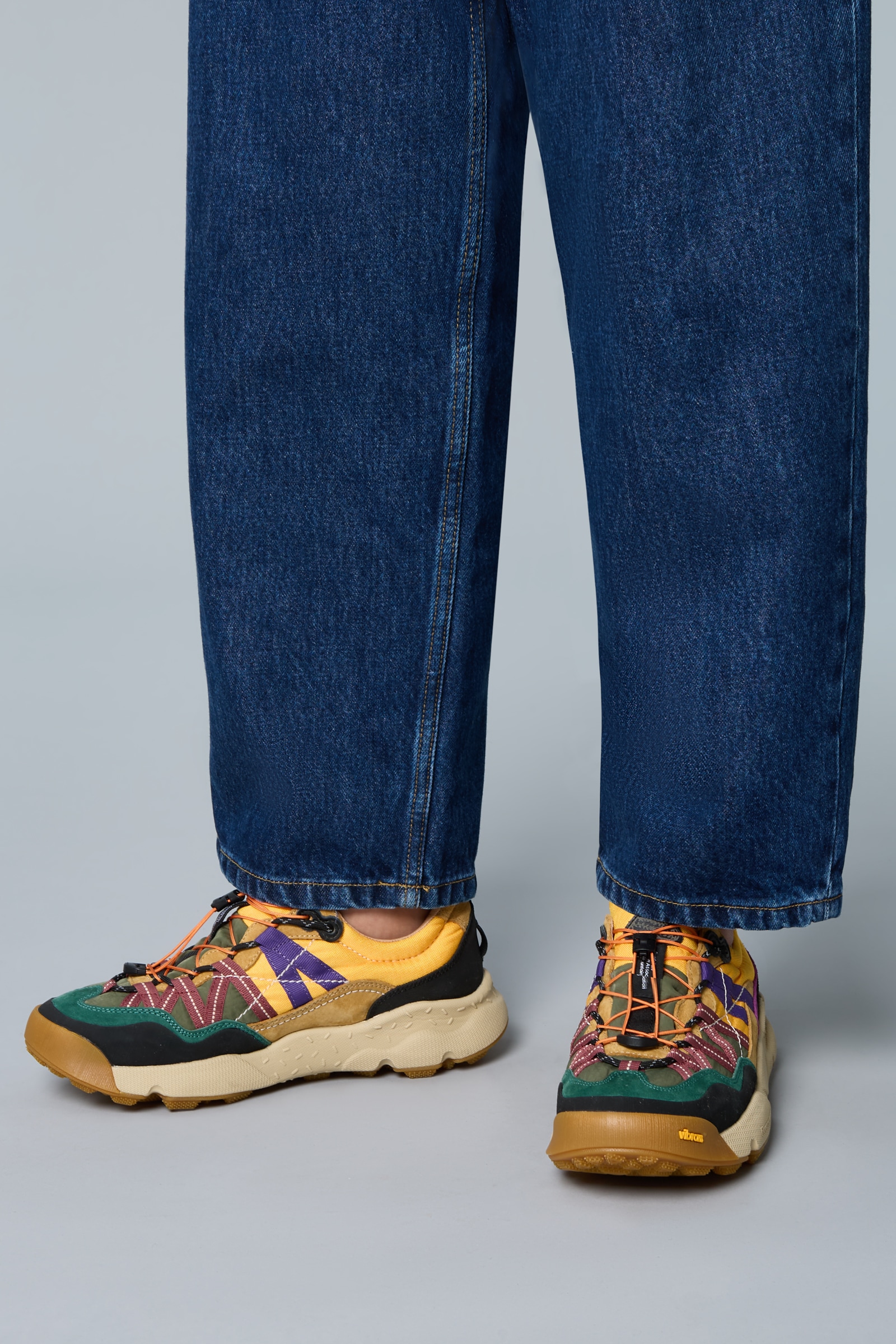 Brown Men Flower Mountain IWANO 2 UNI Sneakers | 710-FECJNS