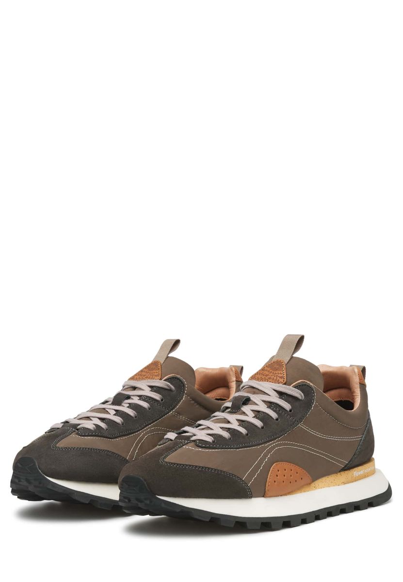 Brown Men Flower Mountain NEW ASUKA Sneakers | 385-QRKLHS