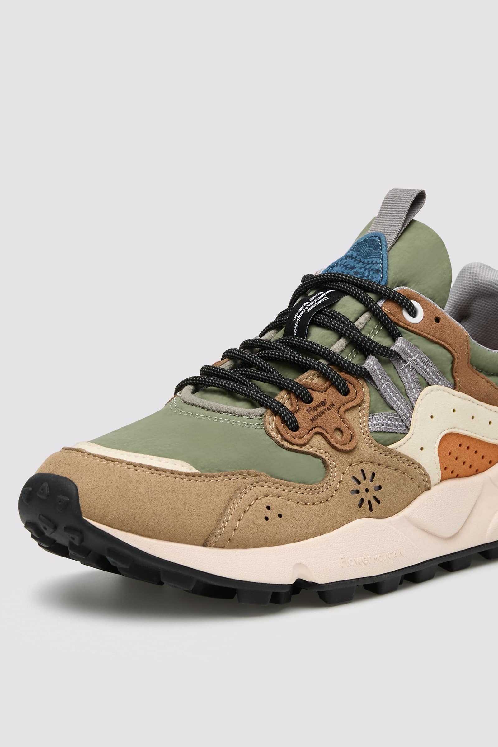 Brown Men Flower Mountain YAMANO 3 KAISO Sneakers | 534-ZEOGLA