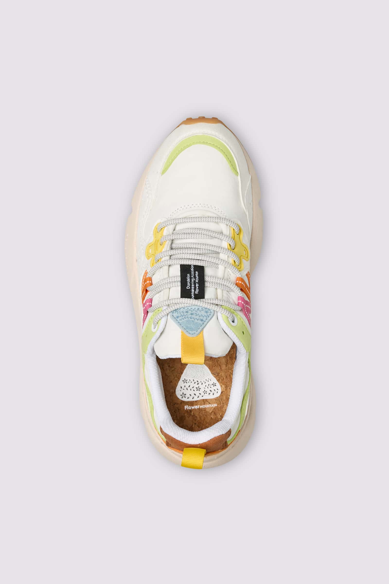 Green / White Women Flower Mountain YAMANO 3 KAISO Sneakers | 138-LRVWFE