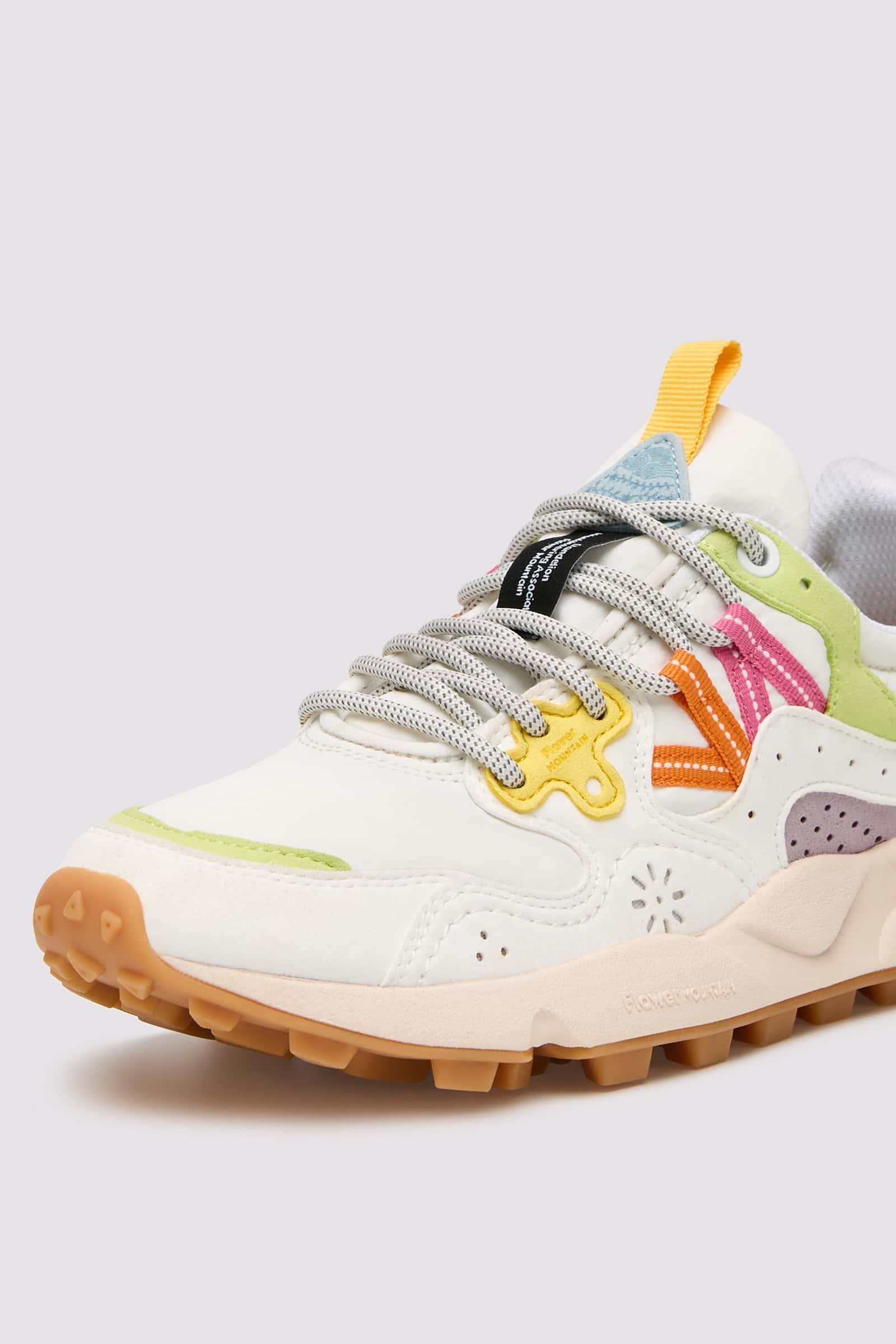 Green / White Women Flower Mountain YAMANO 3 KAISO Sneakers | 138-LRVWFE