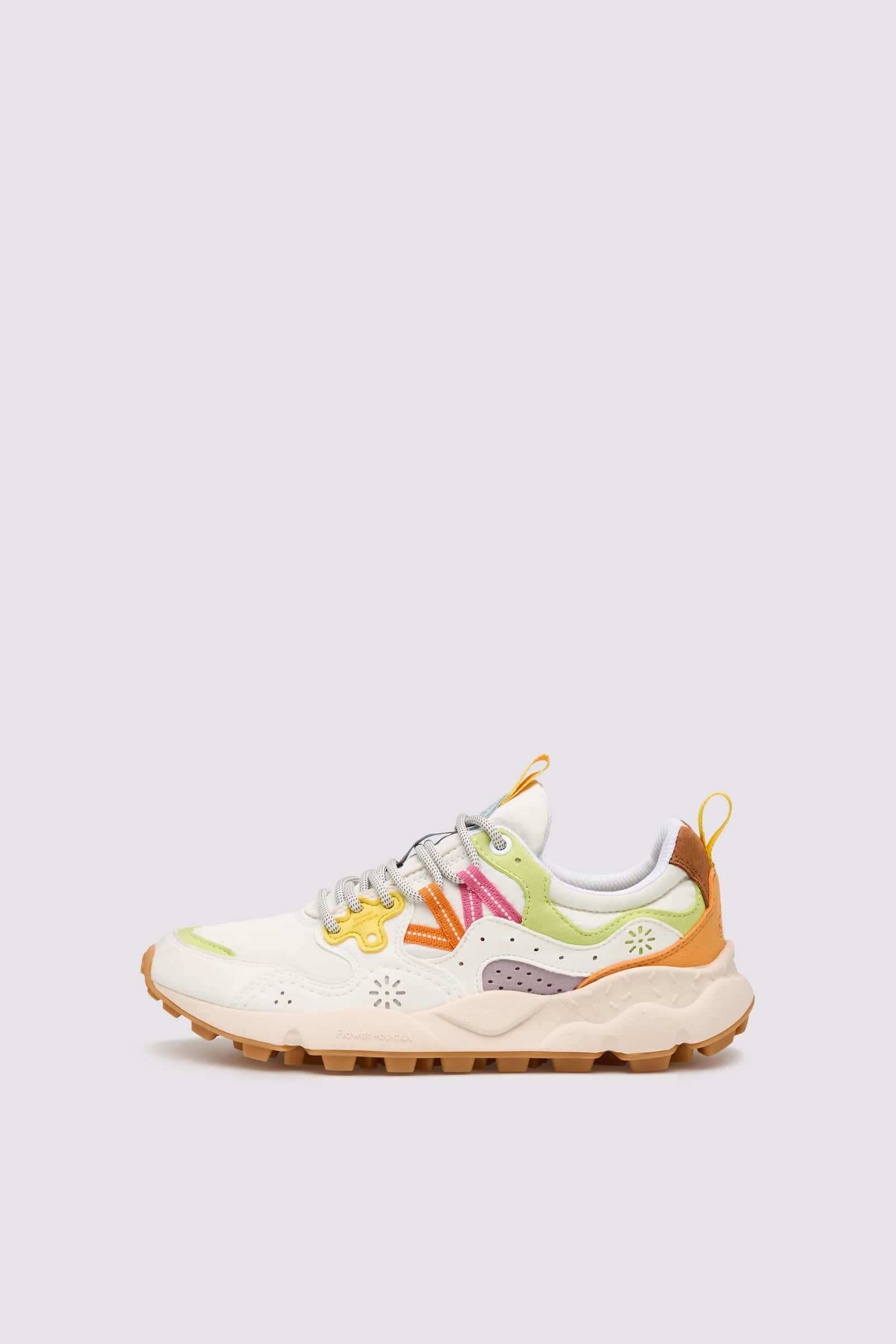 Green / White Women Flower Mountain YAMANO 3 KAISO Sneakers | 138-LRVWFE