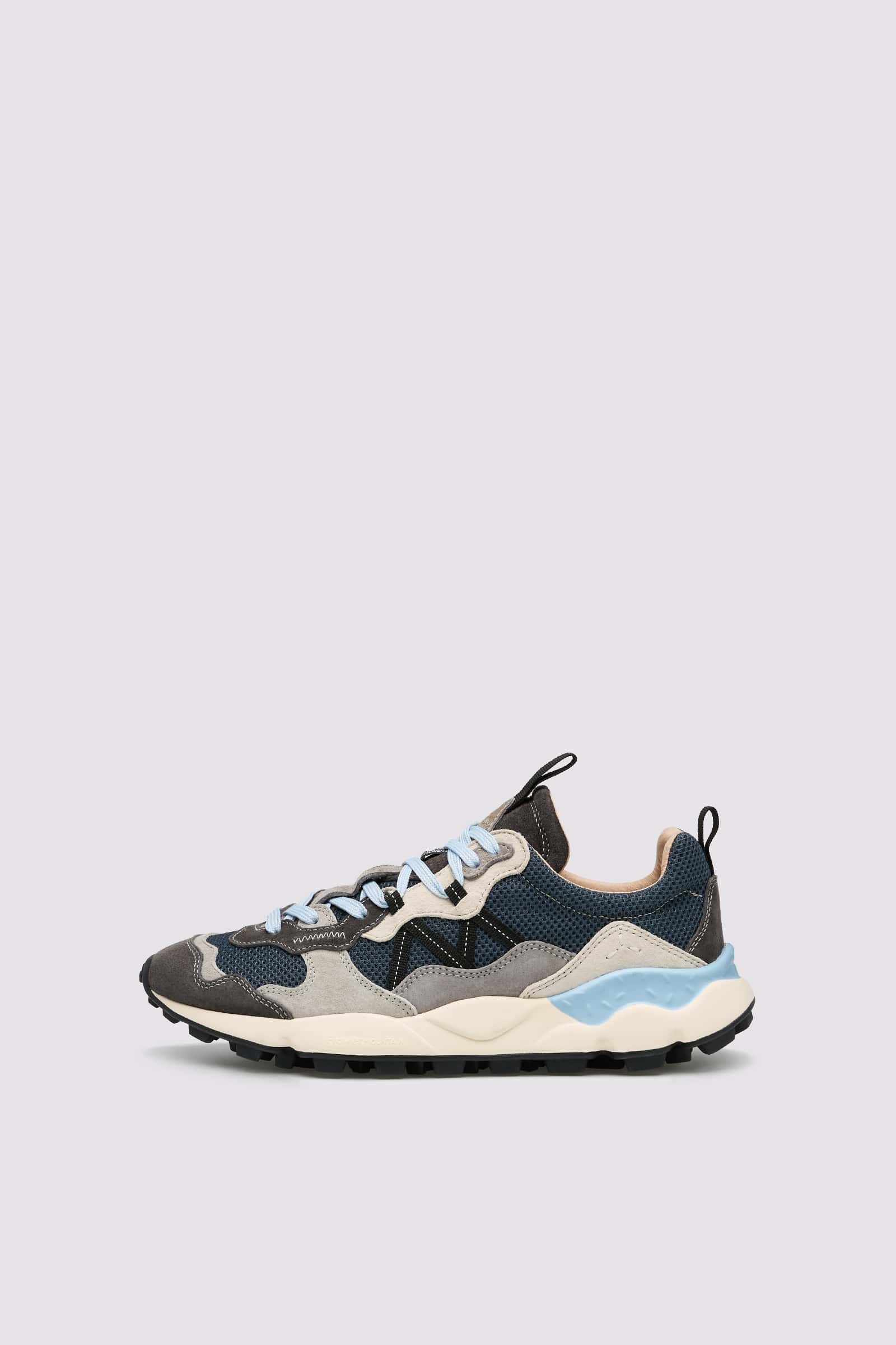 Grey Men Flower Mountain LENZAN Sneakers | 305-FWKYUG