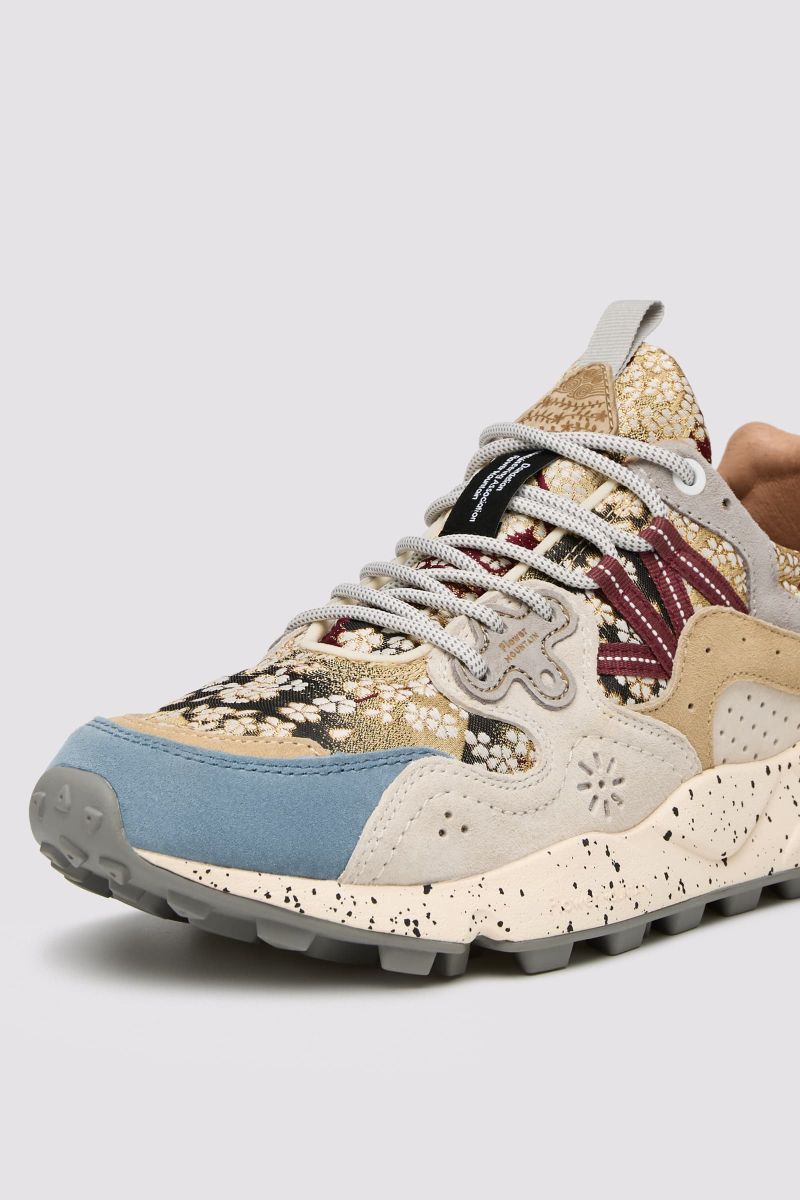 Light Blue Men Flower Mountain YAMANO 3 UNI L.E. Sneakers | 620-ZLXNGM