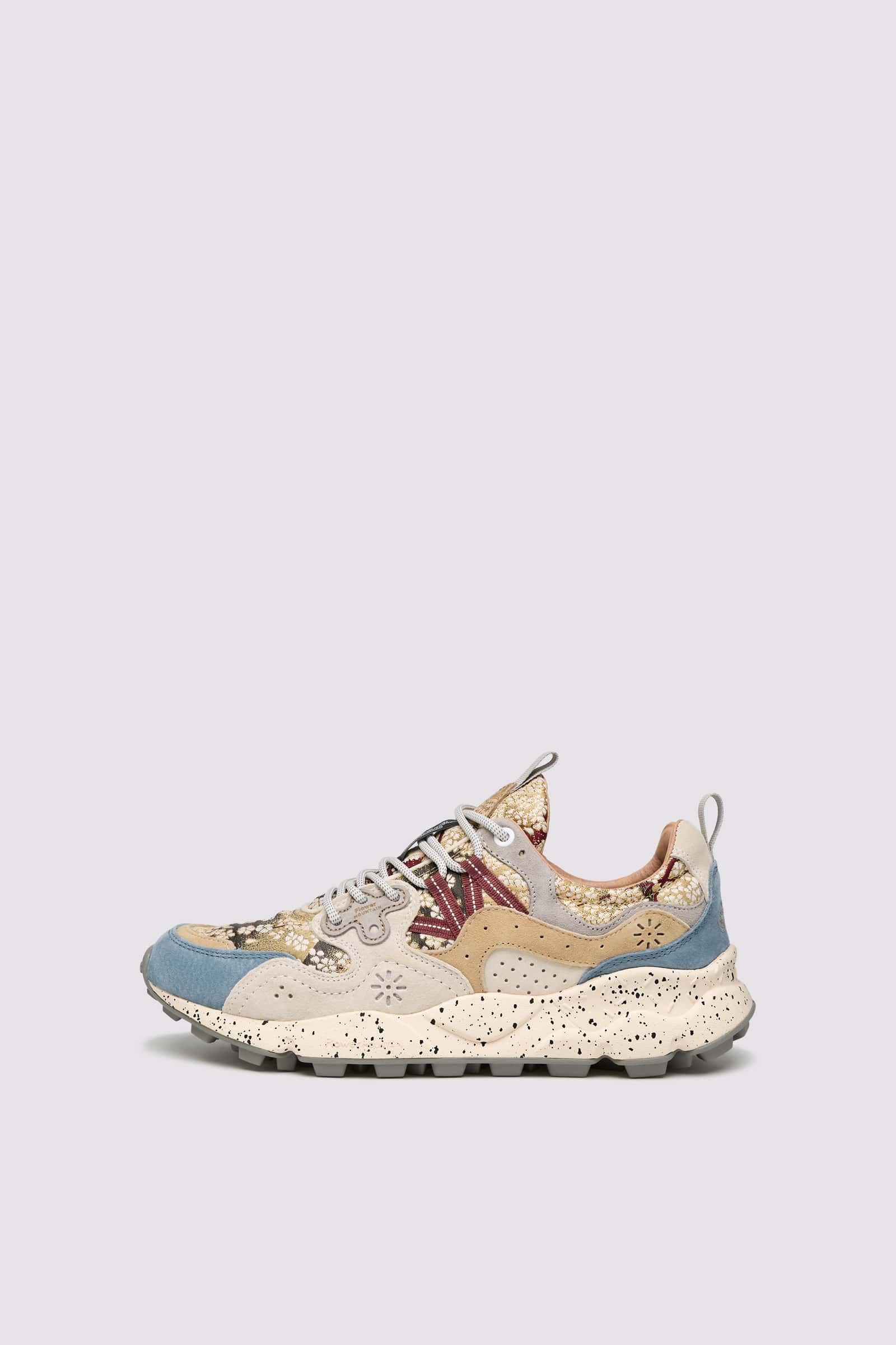Light Blue Men Flower Mountain YAMANO 3 UNI L.E. Sneakers | 620-ZLXNGM