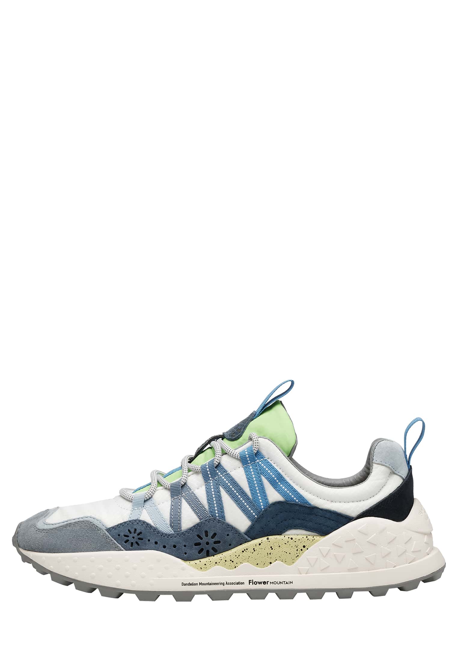 Light Blue / White Men Flower Mountain WASHI Sneakers | 205-ZIMORW