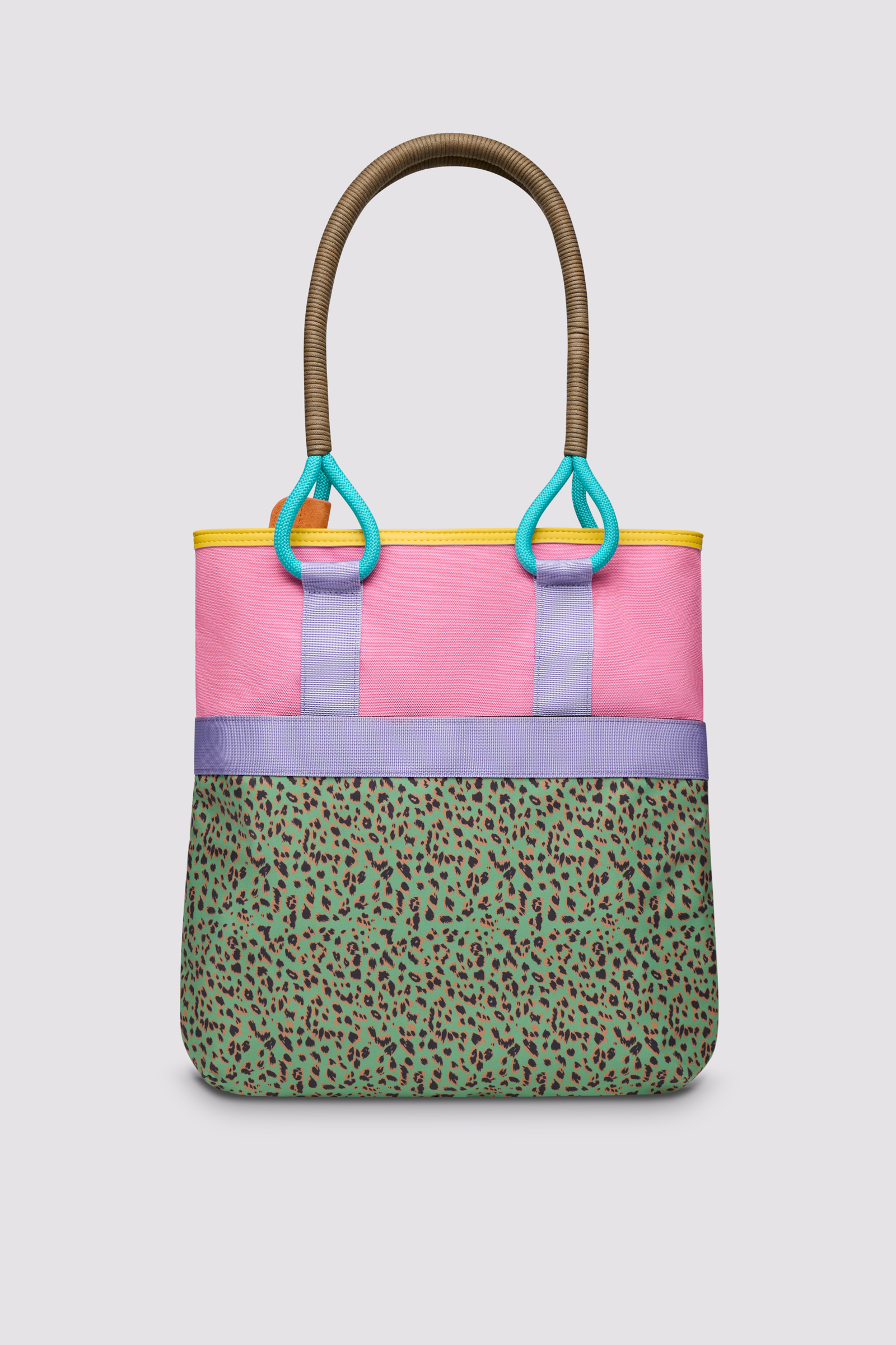 Lilac / Pink Women Flower Mountain TOTE BAG Bags | 643-RYFMHI