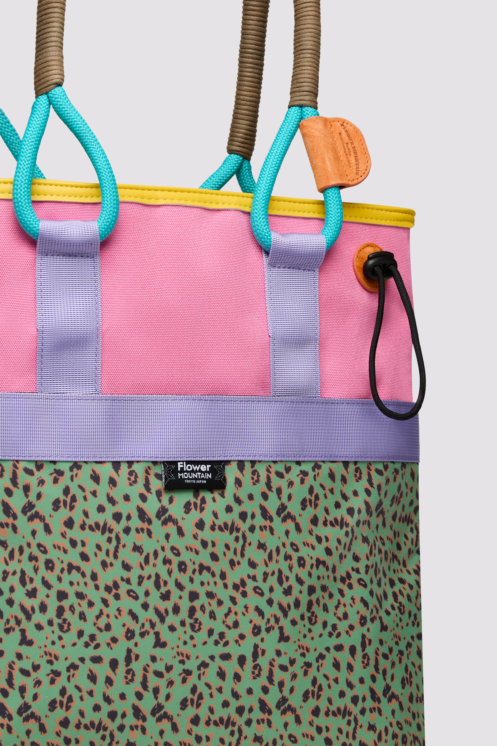 Lilac / Pink Women Flower Mountain TOTE BAG Bags | 643-RYFMHI
