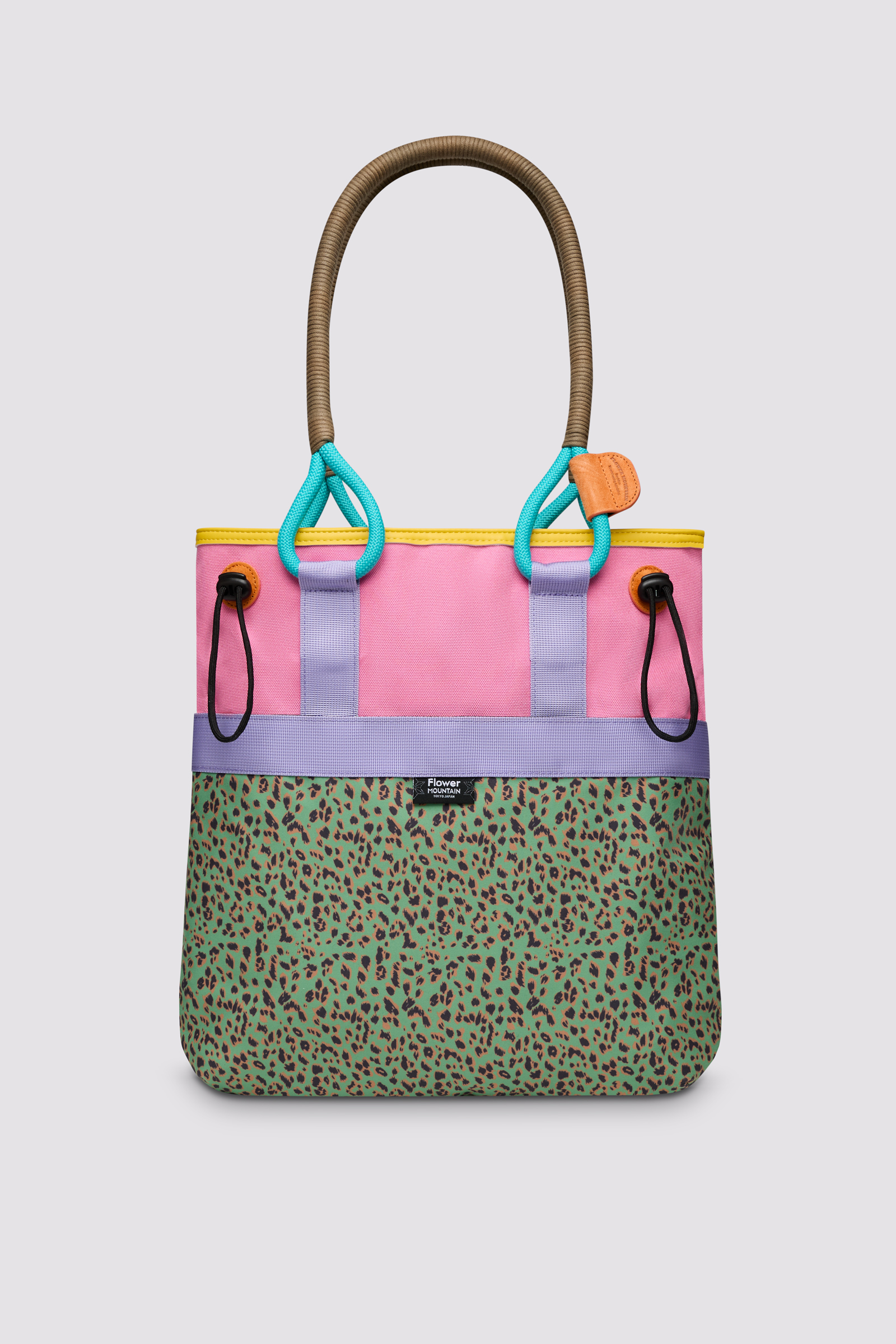 Lilac / Pink Women Flower Mountain TOTE BAG Bags | 643-RYFMHI