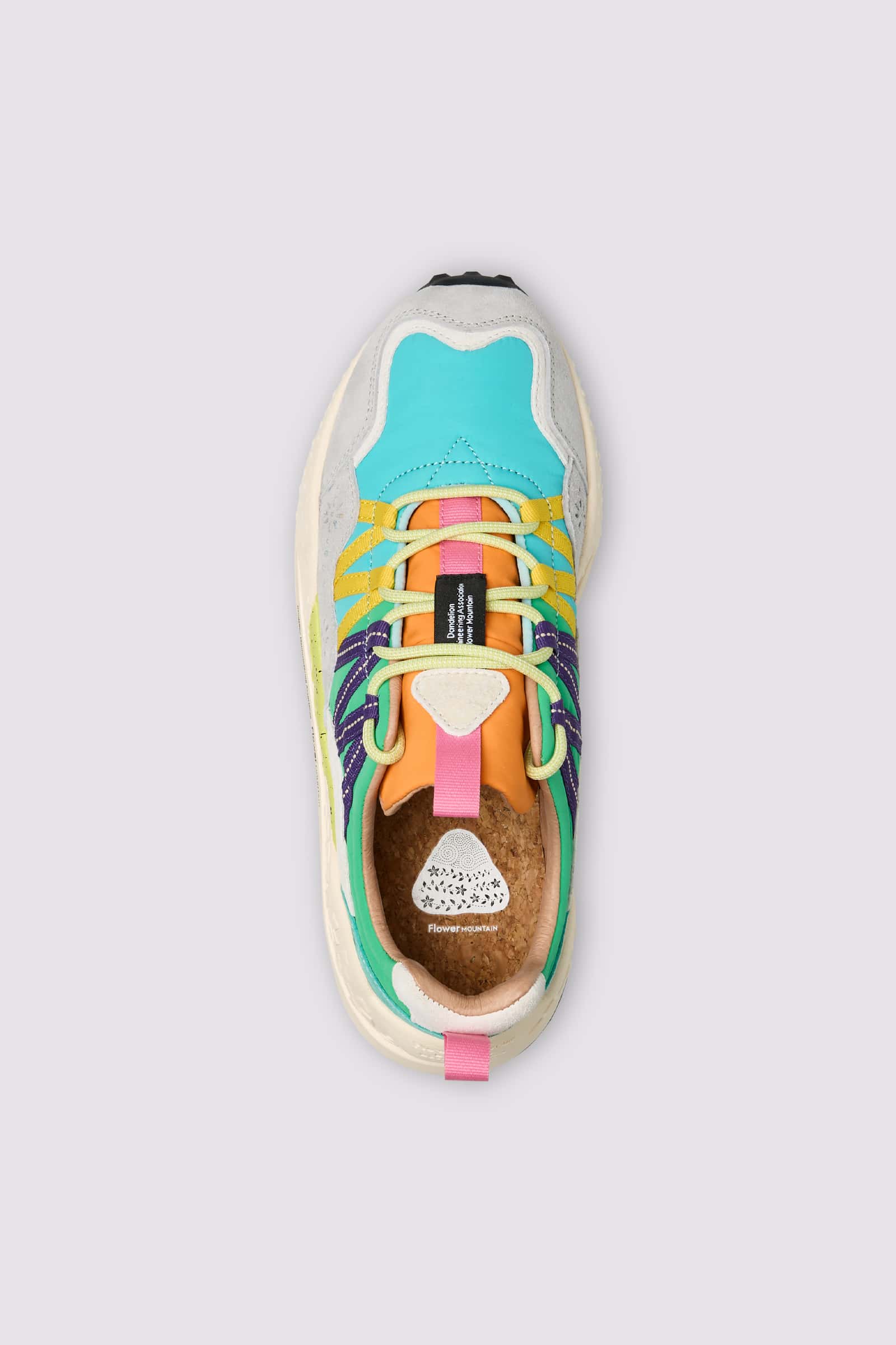 Multicolored Men Flower Mountain WASHI UNI Sneakers | 236-CGFEIN