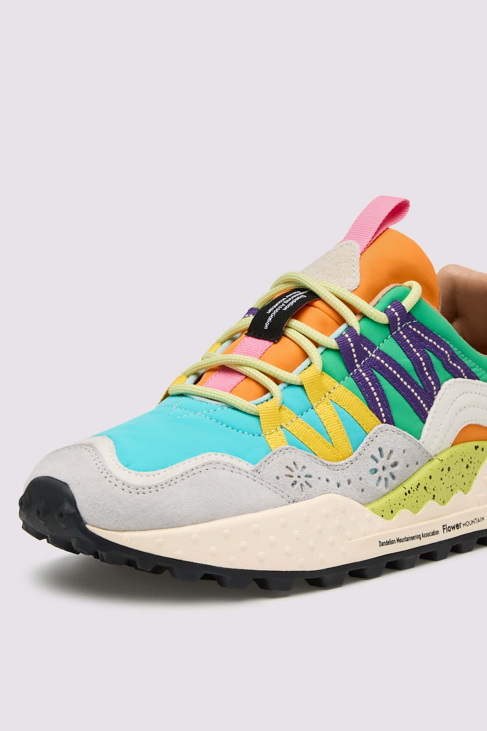 Multicolored Men Flower Mountain WASHI UNI Sneakers | 236-CGFEIN
