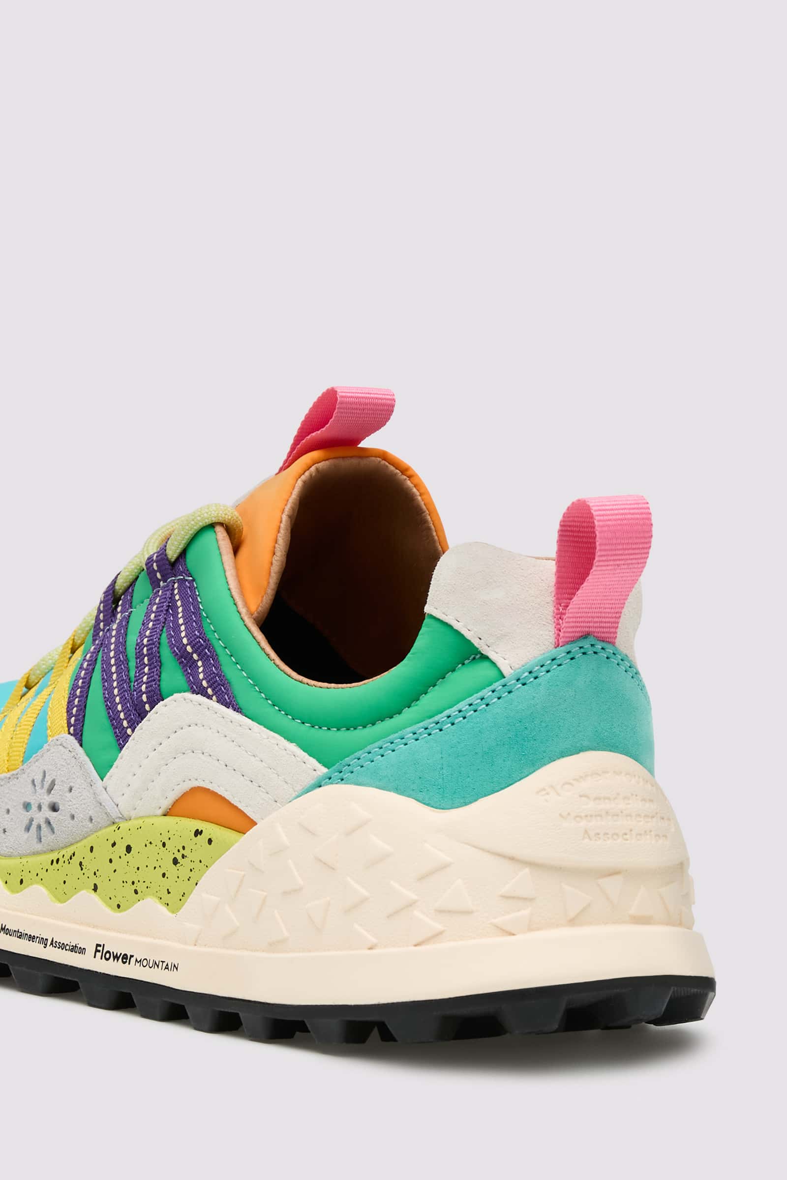 Multicolored Men Flower Mountain WASHI UNI Sneakers | 236-CGFEIN