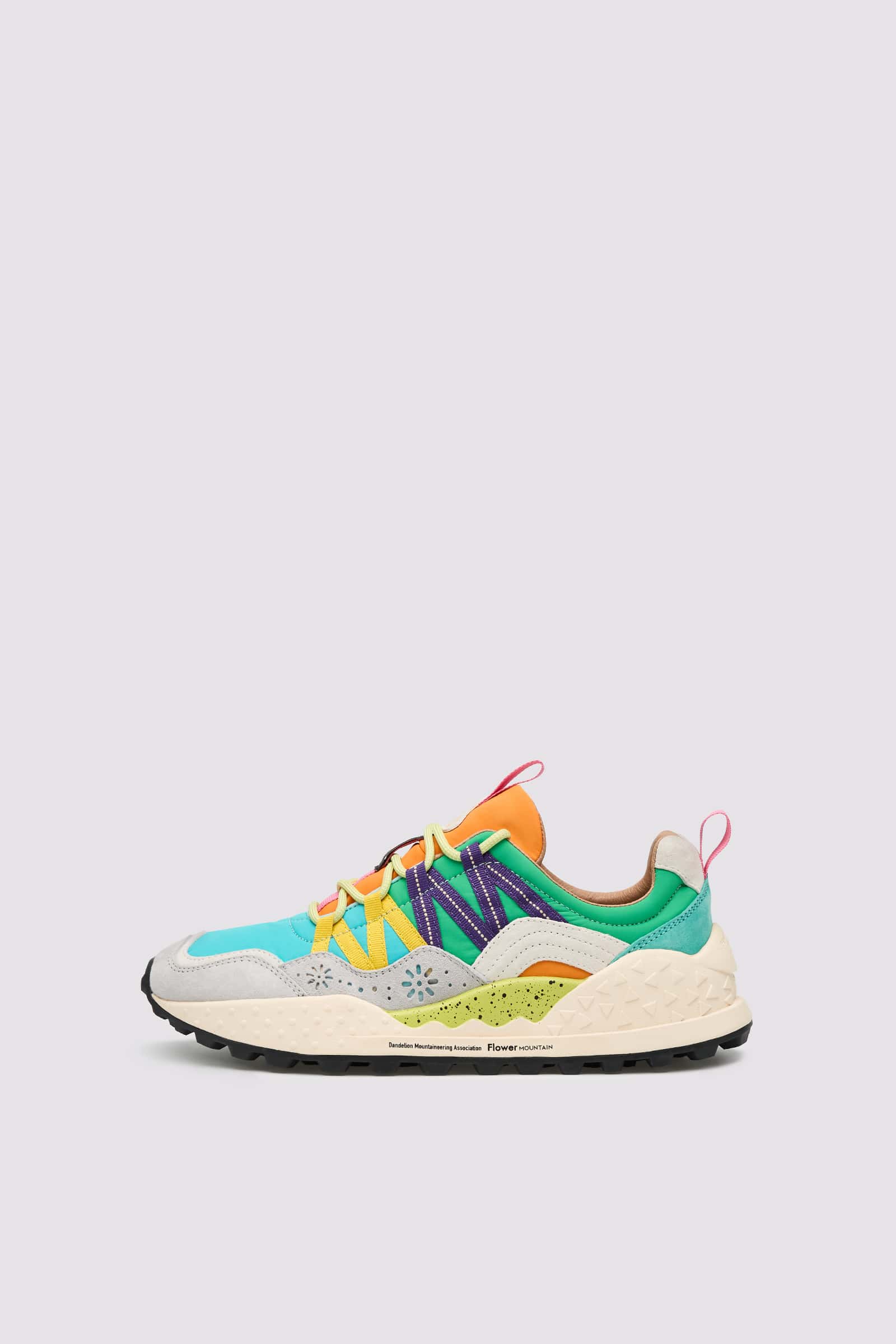 Multicolored Men Flower Mountain WASHI UNI Sneakers | 236-CGFEIN