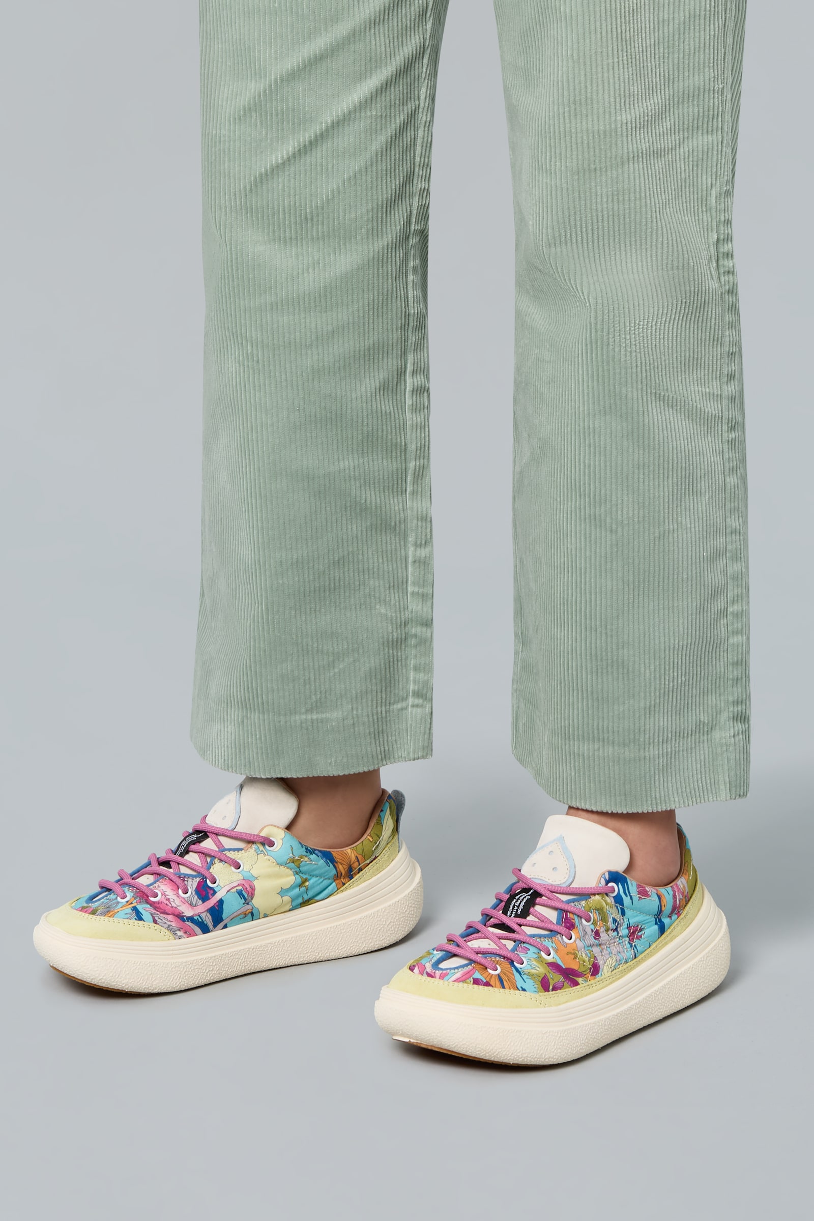Multicolored Women Flower Mountain FAMI Sneakers | 739-RMEKFW