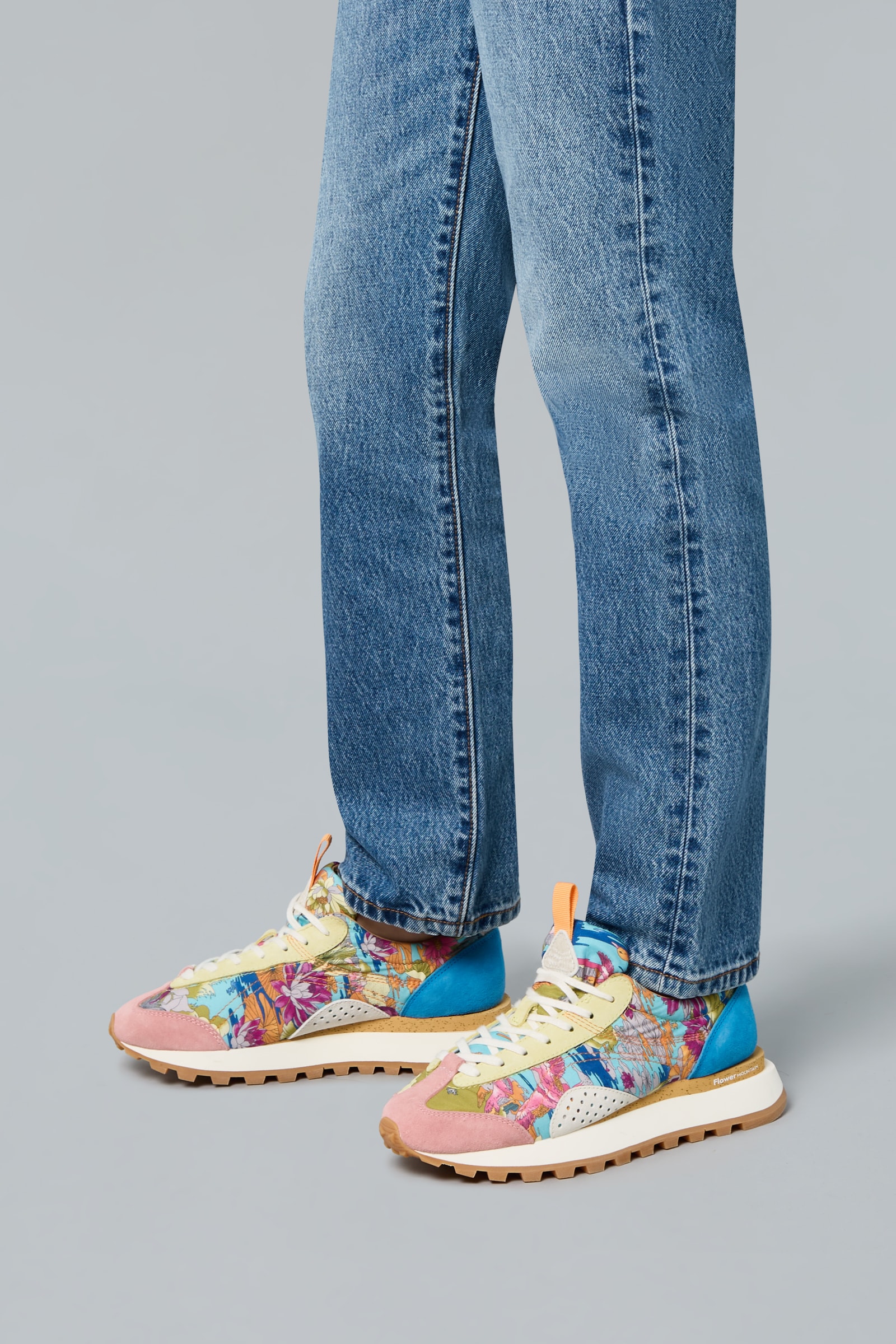 Multicolored Women Flower Mountain NEW ASUKA Sneakers | 369-EDXWHT