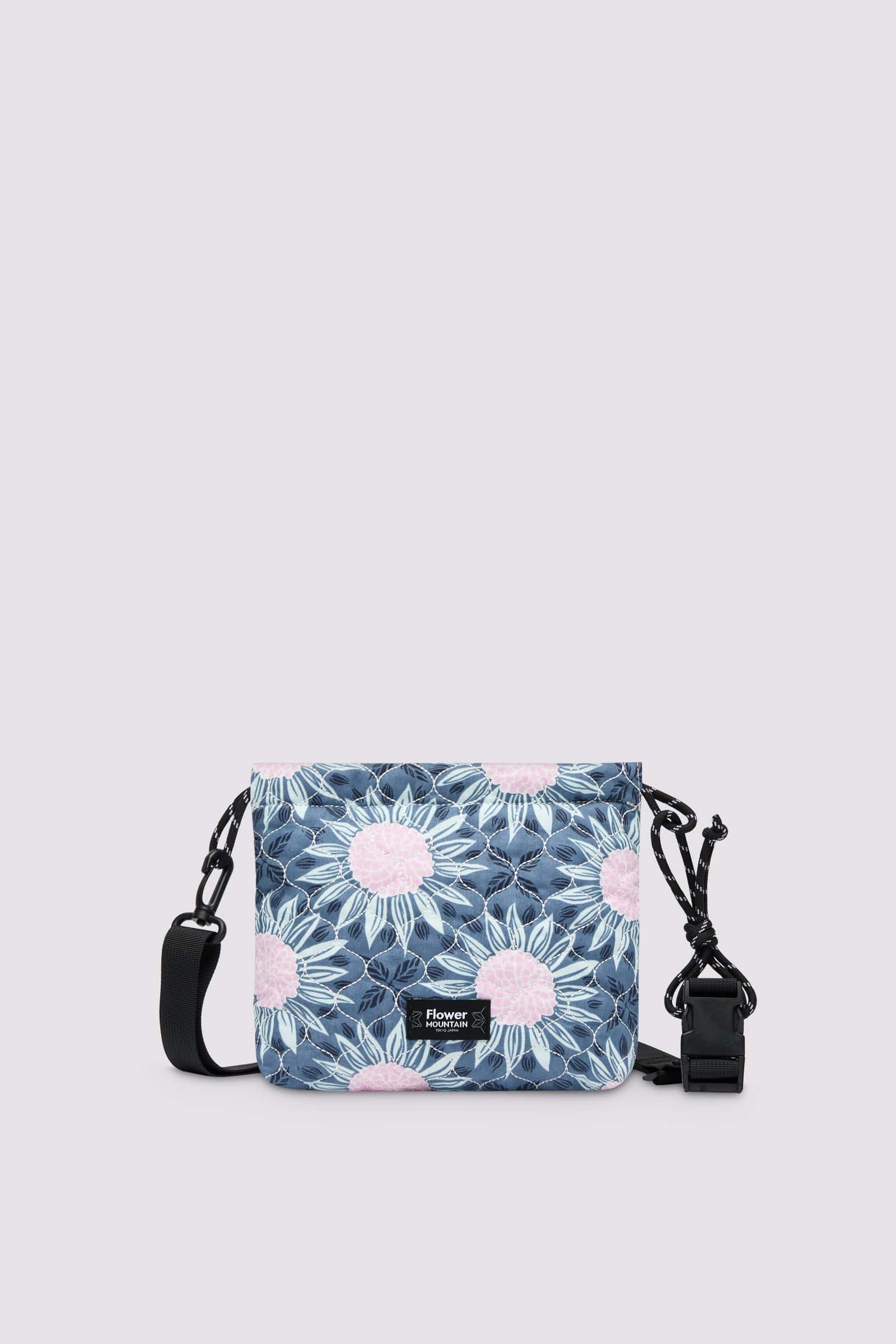 Pink / Light Blue Women Flower Mountain POUCH BAG Bags | 956-BPXDCA