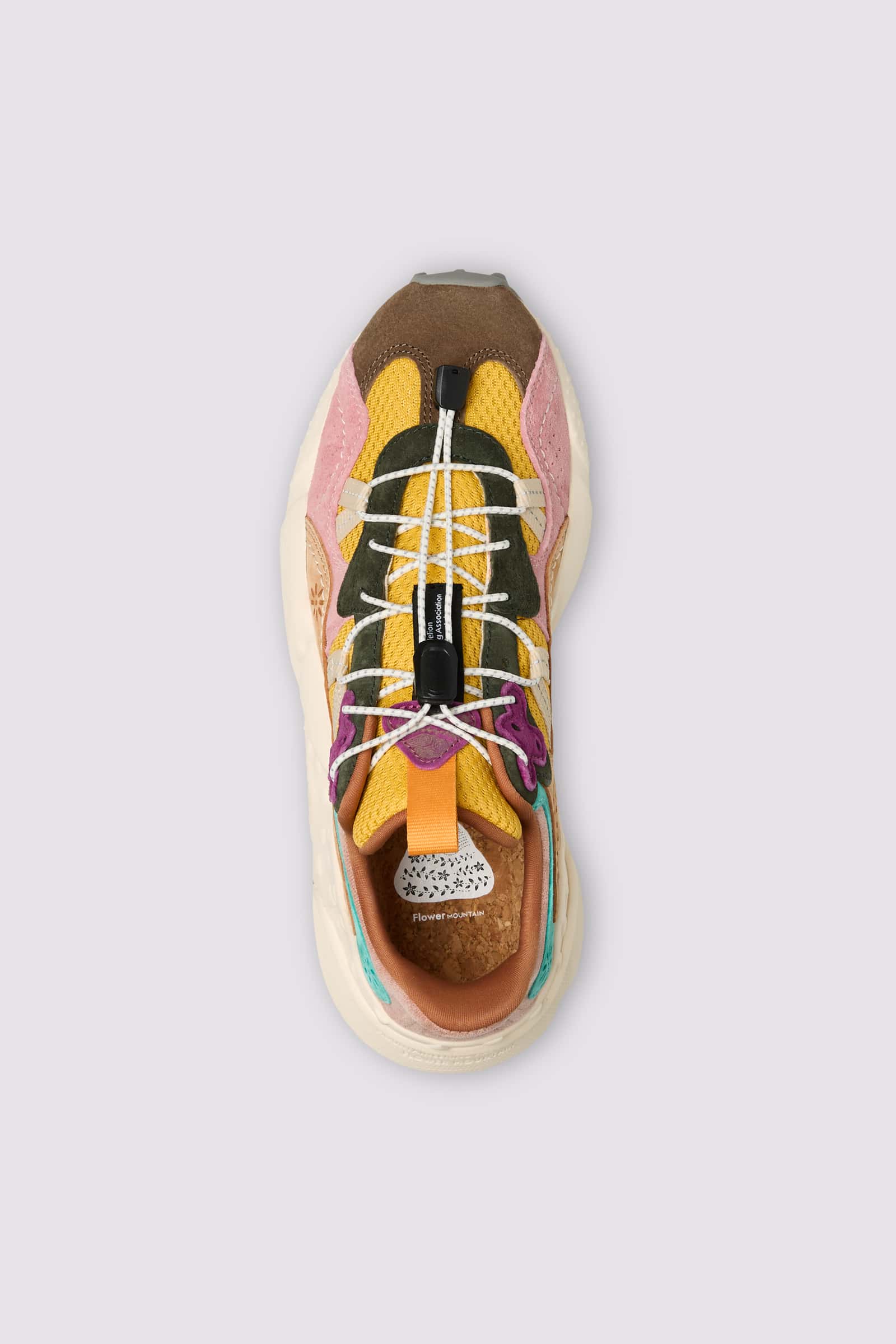 Pumpkin Women Flower Mountain TIGER HILL Sneakers | 526-DLKMEO