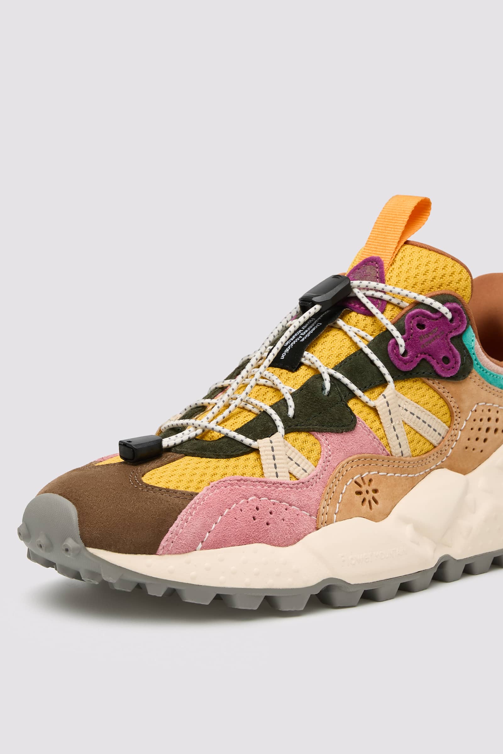 Pumpkin Women Flower Mountain TIGER HILL Sneakers | 526-DLKMEO