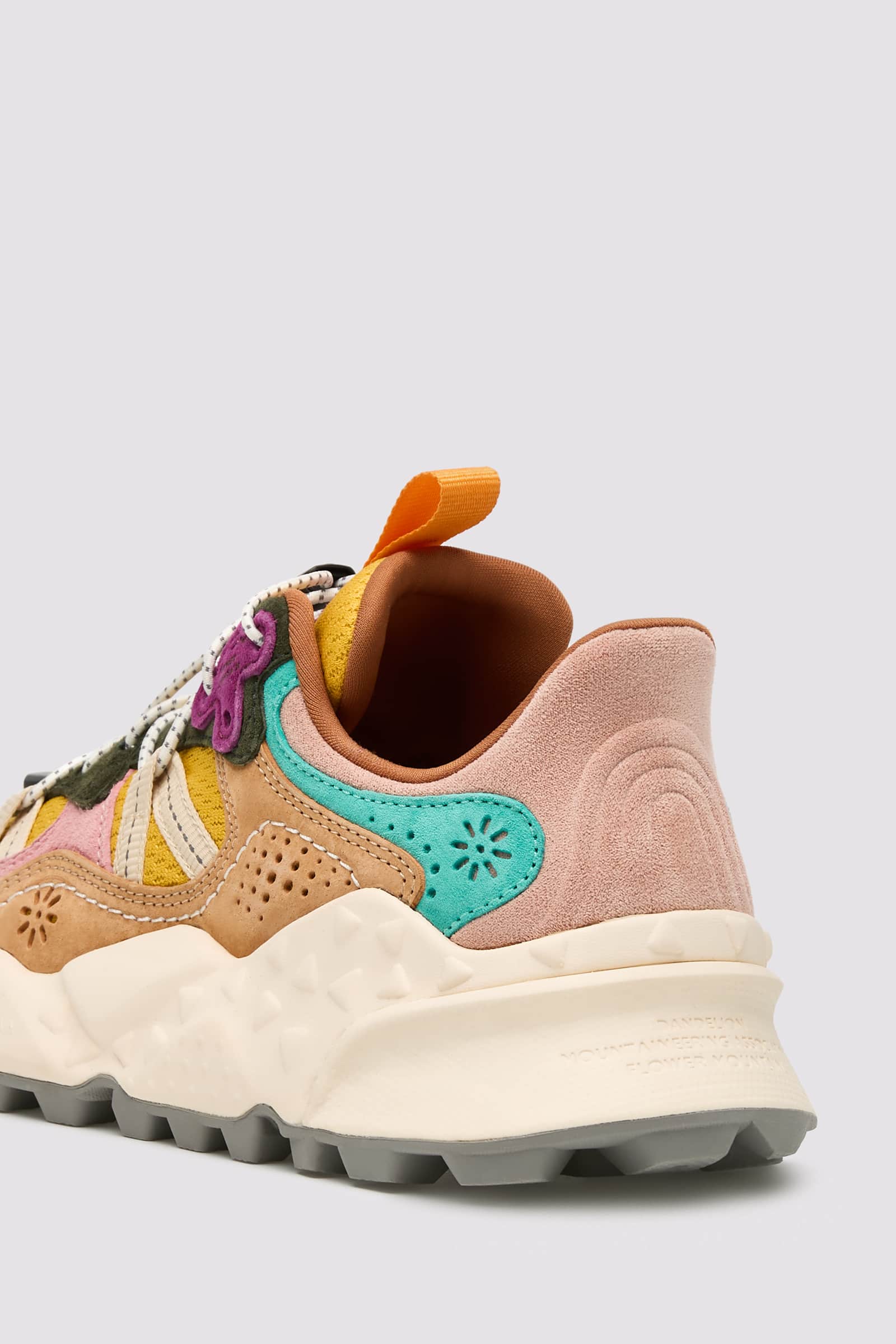 Pumpkin Women Flower Mountain TIGER HILL Sneakers | 526-DLKMEO