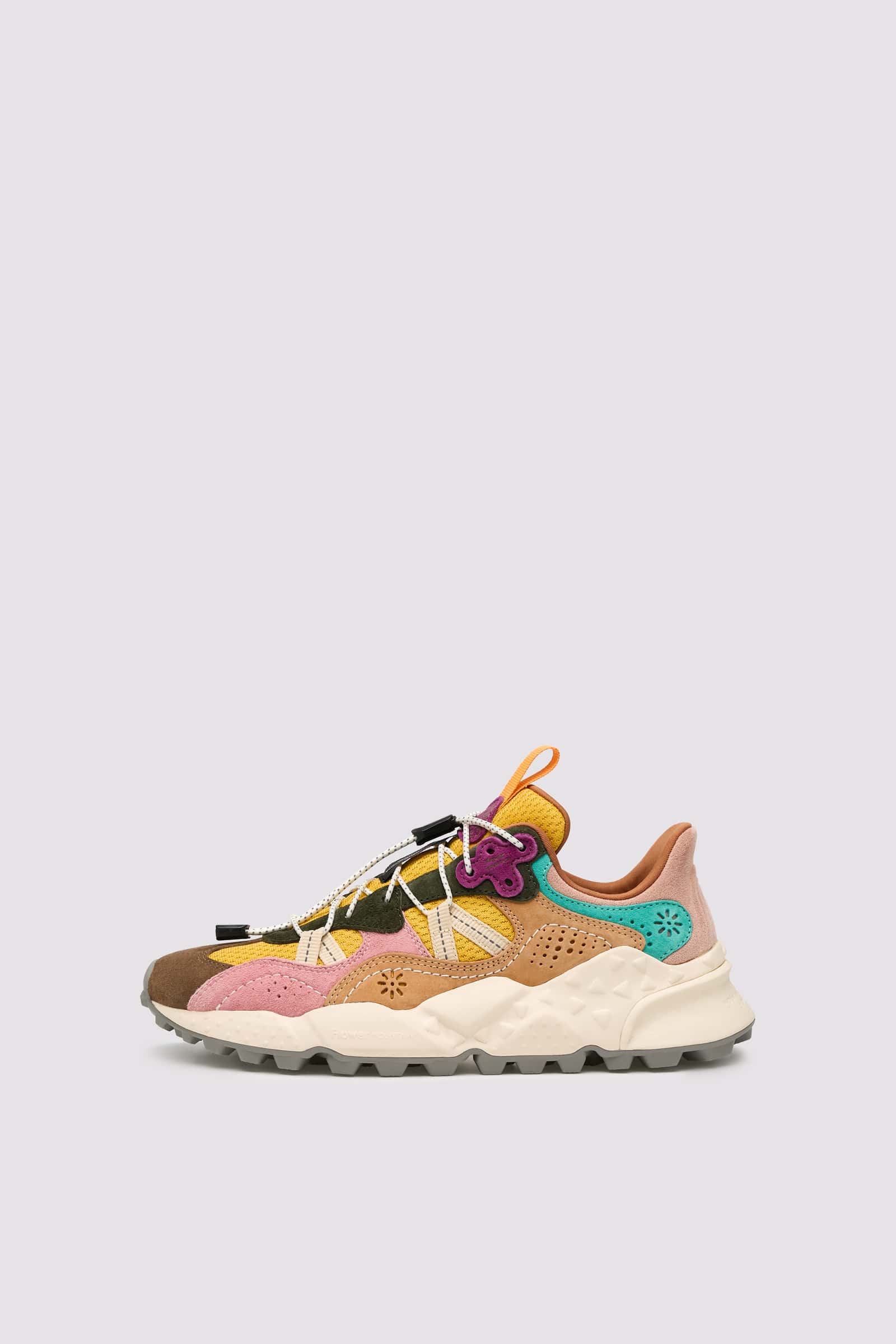 Pumpkin Women Flower Mountain TIGER HILL Sneakers | 526-DLKMEO