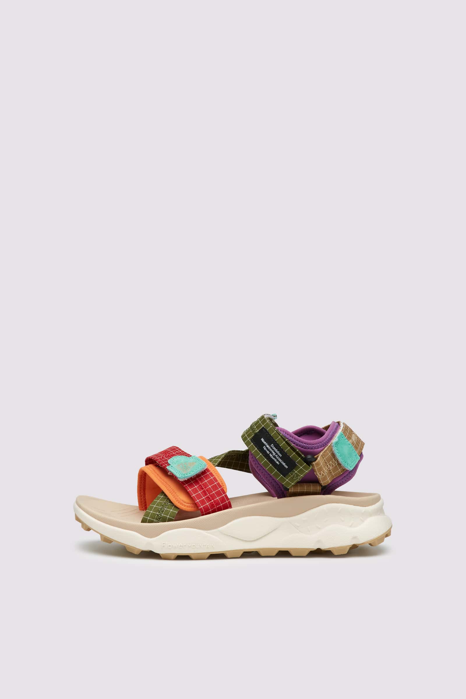 Red / Green Men Flower Mountain NAZCA 2 UNI Sandle | 483-FJSYPQ