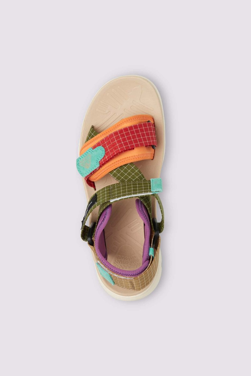 Red / Green Women Flower Mountain NAZCA 2 UNI Sneakers | 251-CFKVBN
