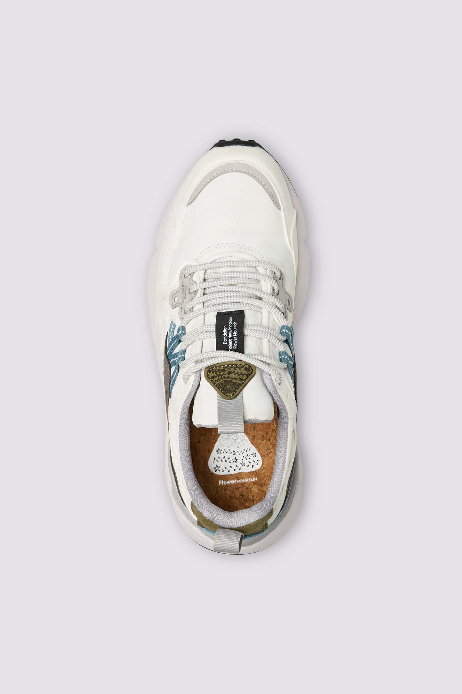 White / Grey Men Flower Mountain YAMANO 3 UNI KAISO Sneakers | 824-IKHLRY