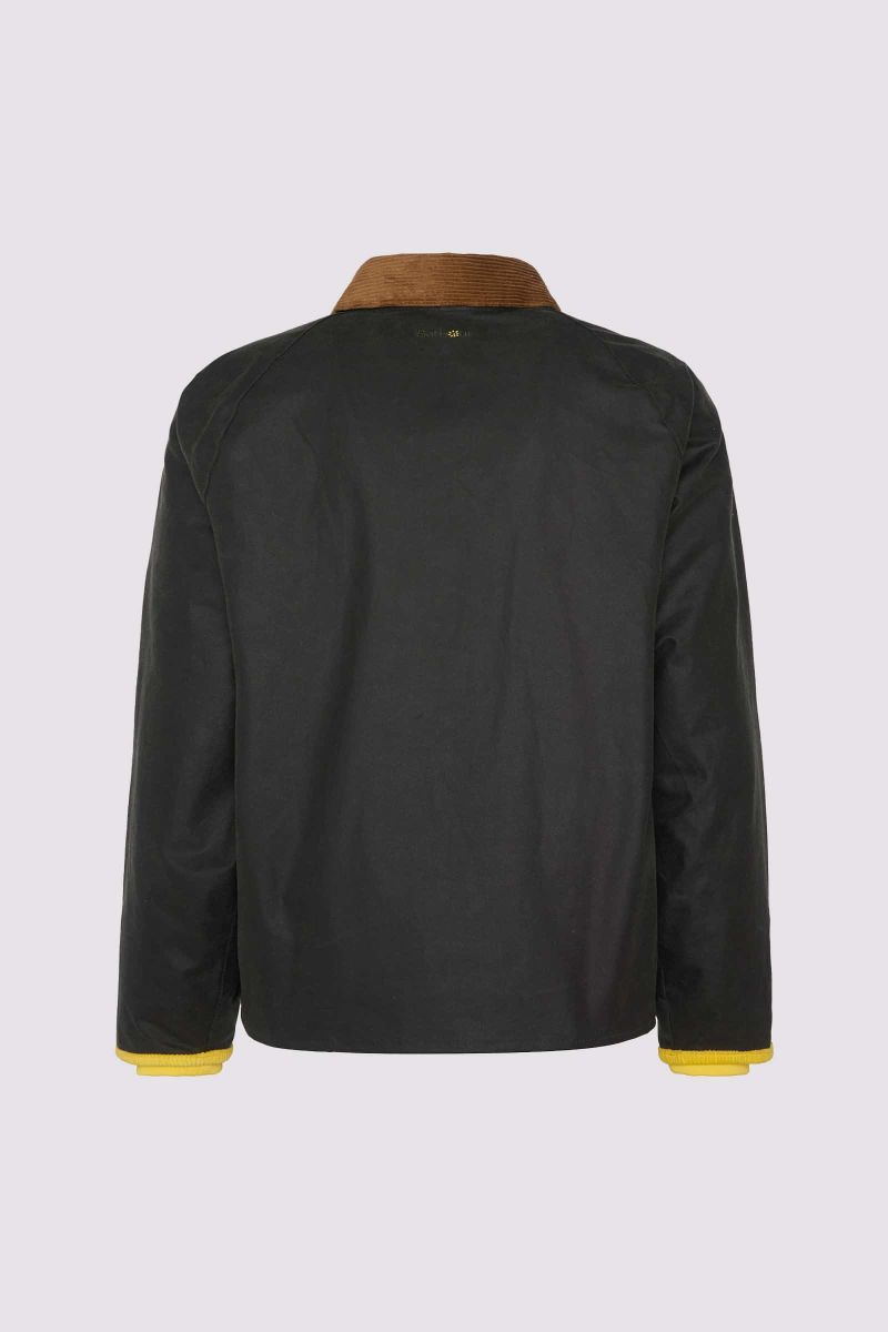 Yellow Men Flower Mountain BARBOUR X FLOWER MOUNTAIN Jacket | 428-GUFNDY